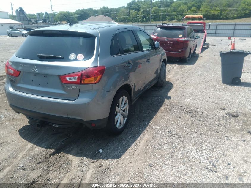 2015 Mitsubishi Outlander Sport Es VIN: 4A4AP3AUXFE046491 Lot: 36885812