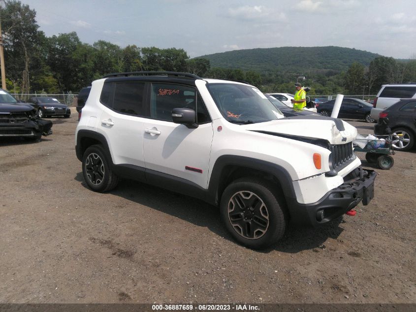 2016 Jeep Renegade Trailhawk VIN: ZACCJBCT6GPD94183 Lot: 36887659