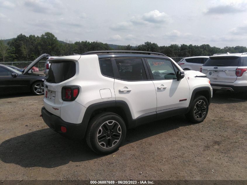 2016 Jeep Renegade Trailhawk VIN: ZACCJBCT6GPD94183 Lot: 36887659