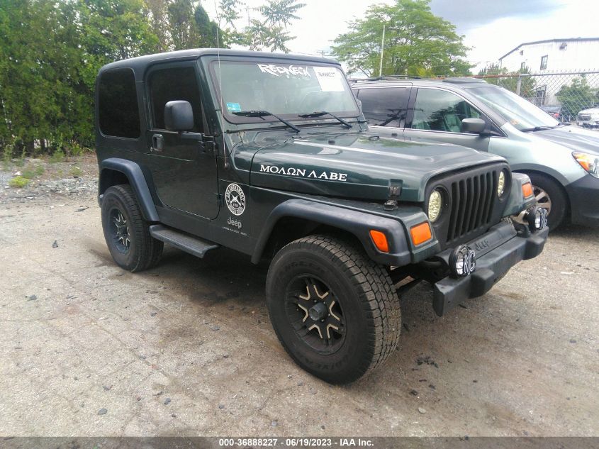 2004 Jeep Wrangler X VIN: 1J4FA39S24P702390 Lot: 36888227