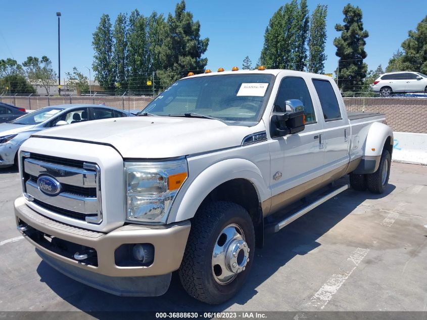 1FT8W3DT4DEA78183 2013 Ford F-350 Lariat