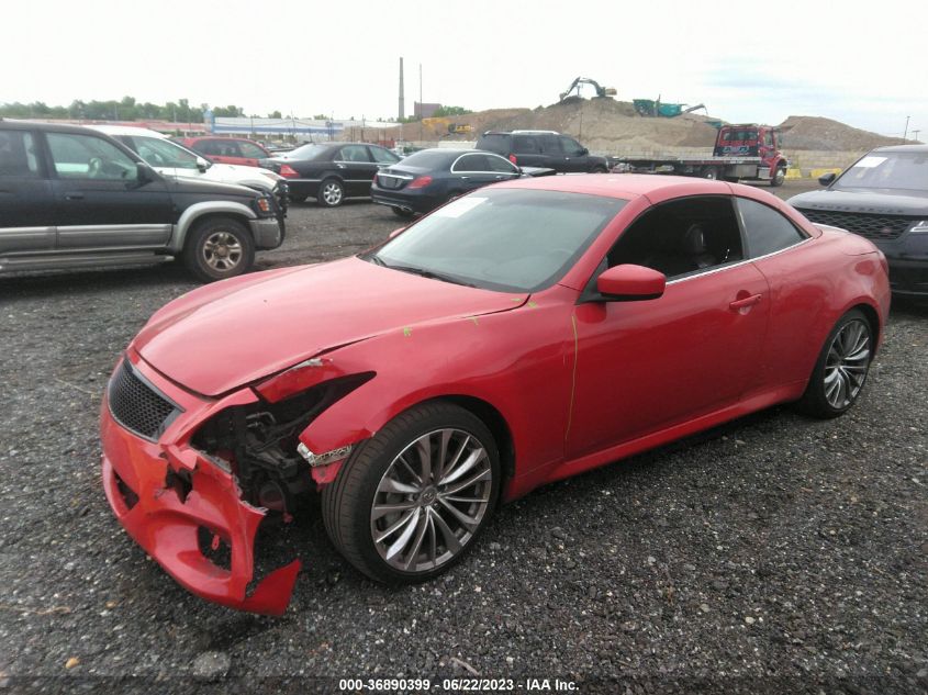 2012 Infiniti G37 Convertible Base VIN: JN1CV6FE9CM203330 Lot: 36890399