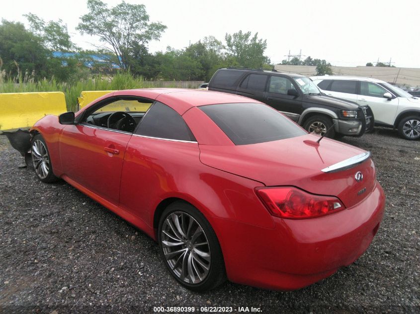 2012 Infiniti G37 Convertible Base VIN: JN1CV6FE9CM203330 Lot: 36890399