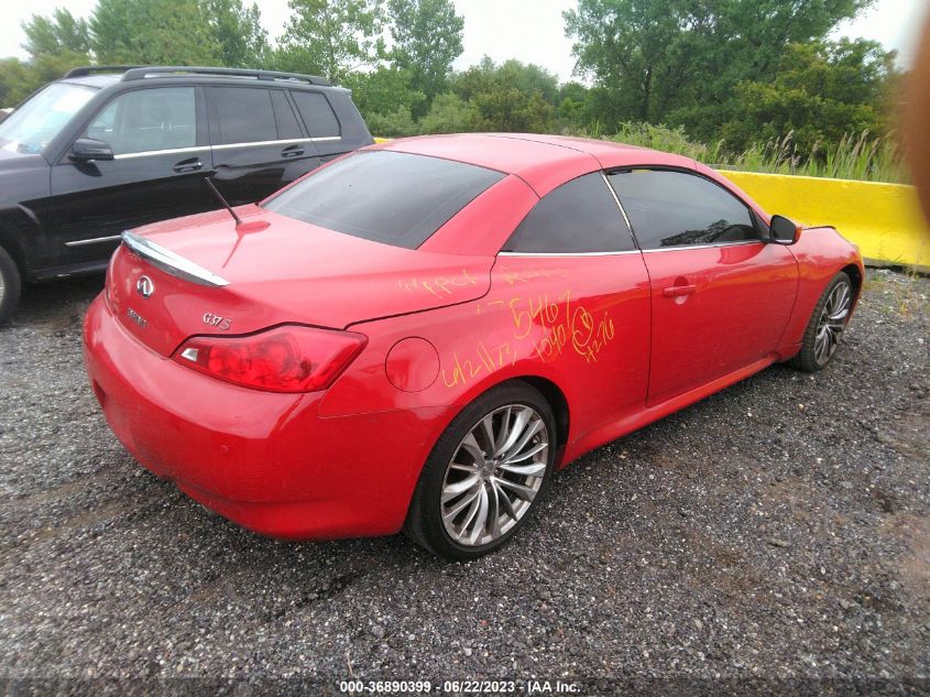 2012 Infiniti G37 Convertible Base VIN: JN1CV6FE9CM203330 Lot: 36890399