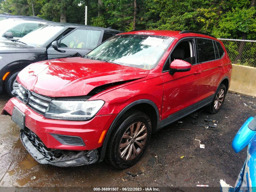 2018 Volkswagen Tiguan 2.0T S VIN: 3VV0B7AX0JM025480 Lot: 36891507