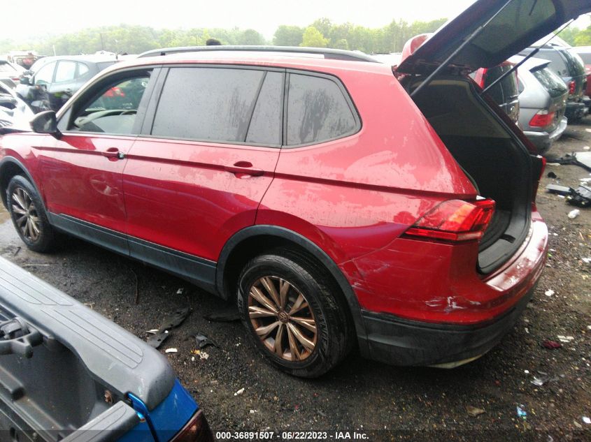 2018 Volkswagen Tiguan 2.0T S VIN: 3VV0B7AX0JM025480 Lot: 36891507