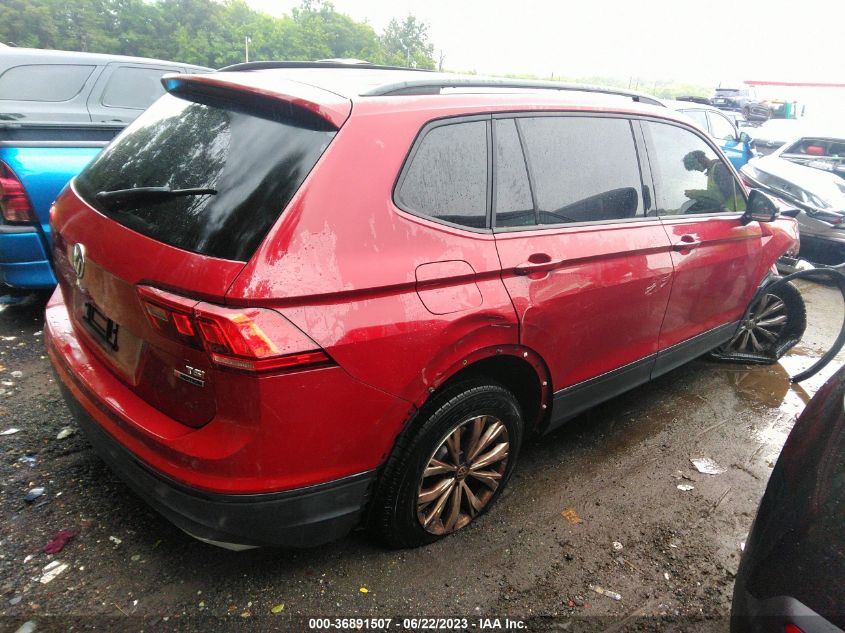 2018 Volkswagen Tiguan 2.0T S VIN: 3VV0B7AX0JM025480 Lot: 36891507