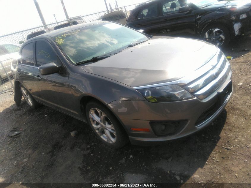 2012 Ford Fusion Se VIN: 3FAHP0HA1CR104471 Lot: 36892254