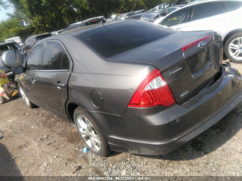 2012 Ford Fusion Se VIN: 3FAHP0HA1CR104471 Lot: 36892254