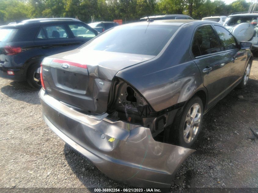 2012 Ford Fusion Se VIN: 3FAHP0HA1CR104471 Lot: 36892254