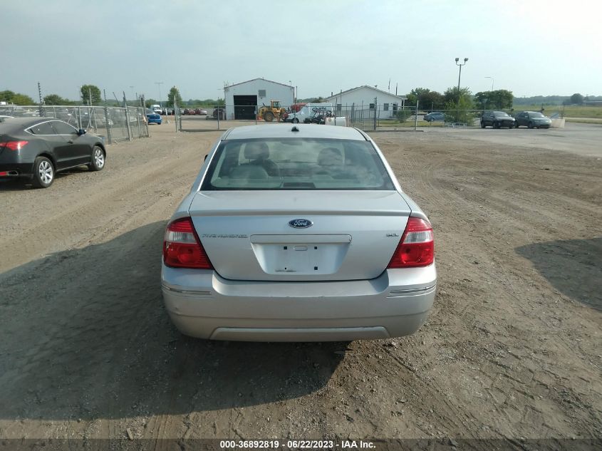 2007 Ford Five Hundred Sel VIN: 1FAHP24157G154773 Lot: 36892819