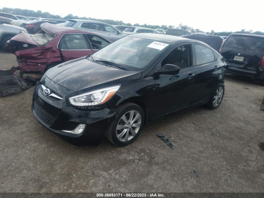 2014 Hyundai Accent Gls VIN: KMHCU4AE1EU768388 Lot: 36893171