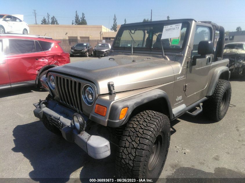 2004 Jeep Wrangler Sport VIN: 1J4FA49S34P771546 Lot: 36893673