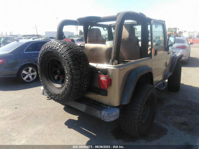 2004 Jeep Wrangler Sport VIN: 1J4FA49S34P771546 Lot: 36893673