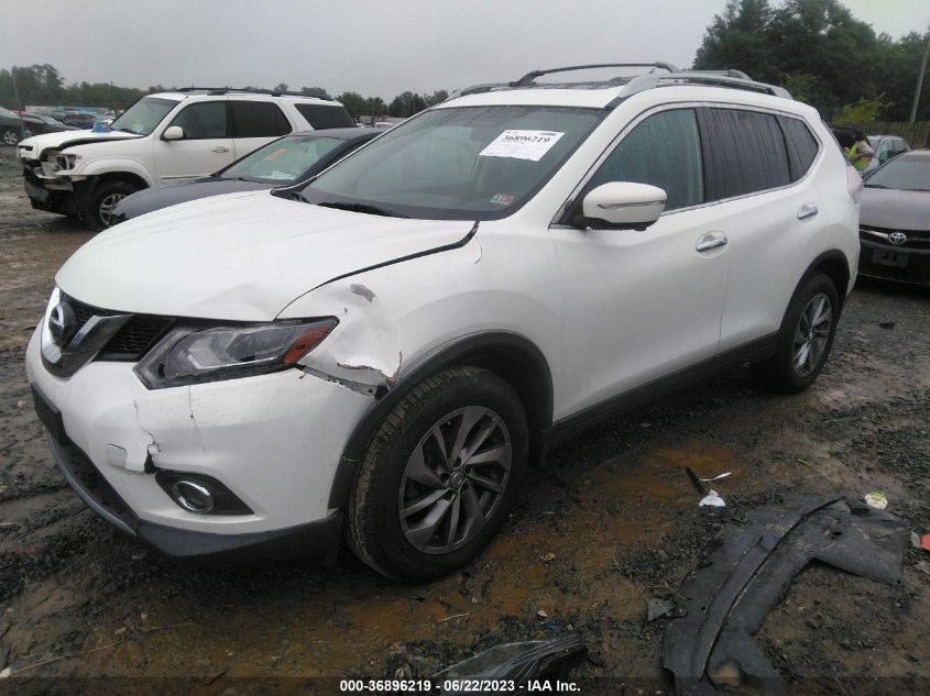 2014 Nissan Rogue Sl VIN: 5N1AT2MV5EC859082 Lot: 36896219