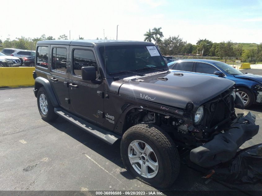 2018 Jeep Wrangler Unlimited Sport S 4X4 VIN: 1C4HJXDGXJW227162 Lot: 36898585