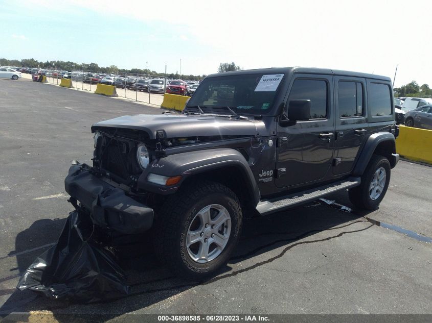 2018 Jeep Wrangler Unlimited Sport S 4X4 VIN: 1C4HJXDGXJW227162 Lot: 36898585