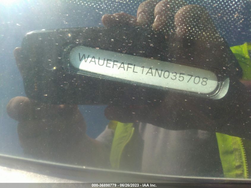 2010 Audi A4 2.0T Premium Plus VIN: WAUEFAFL1AN035708 Lot: 36898779