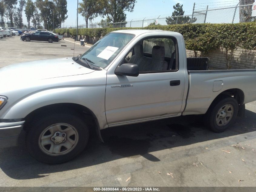 2003 Toyota Tacoma Base (M5) VIN: 5TENL42N33Z206379 Lot: 36898844