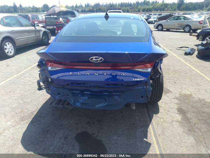 2023 Hyundai Elantra Limited VIN: KMHLP4AG0PU370987 Lot: 36899342