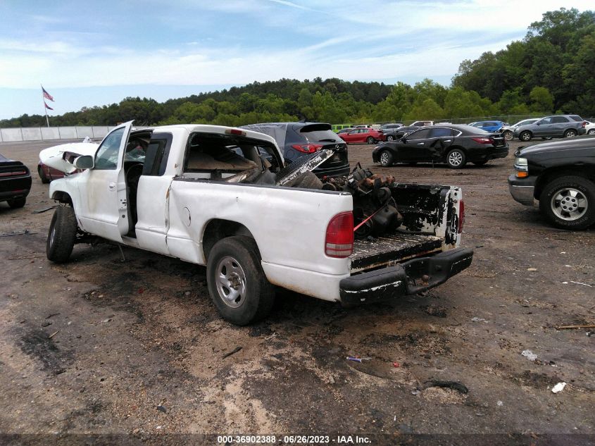 2001 Dodge Dakota Base/Sport/Slt VIN: 1B7GL22X71S141844 Lot: 36902388