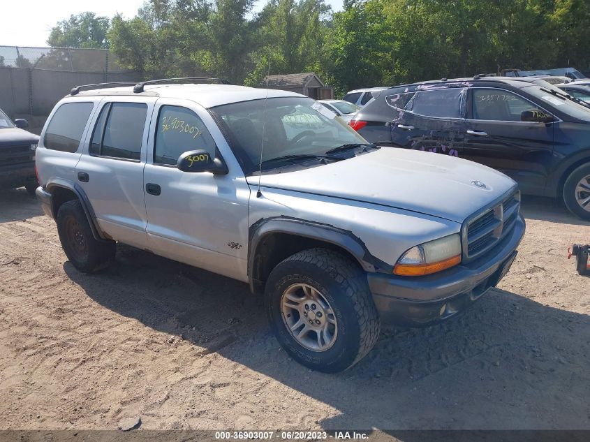 2002 Dodge Durango Sport VIN: 1B4HS38N82F128501 Lot: 36903007