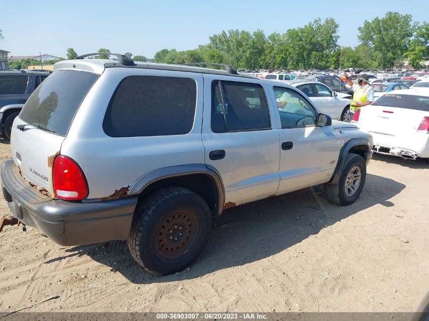 1B4HS38N82F128501 2002 Dodge Durango Sport