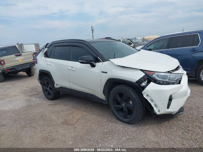 2020 Toyota Rav4 Hybrid Xse VIN: 4T3EWRFV3LU001753 Lot: 36903029