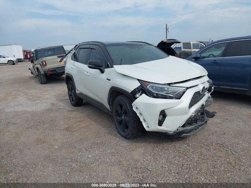 2020 Toyota Rav4 Hybrid Xse VIN: 4T3EWRFV3LU001753 Lot: 36903029