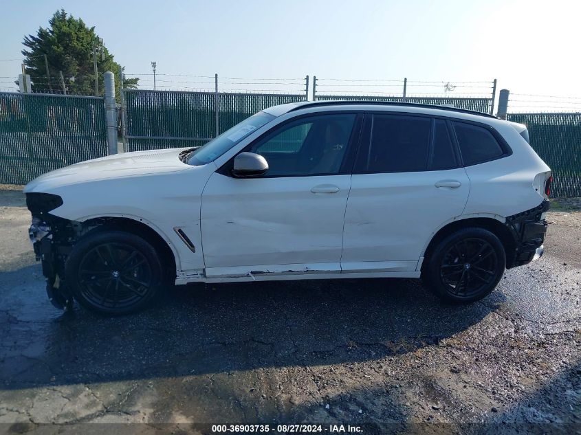 5UXTY9C06M9D91793 2021 BMW X3 M40I