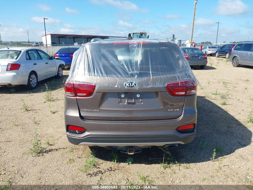 2019 Kia Sorento 3.3L Ex VIN: 5XYPHDA53KG492545 Lot: 36908643