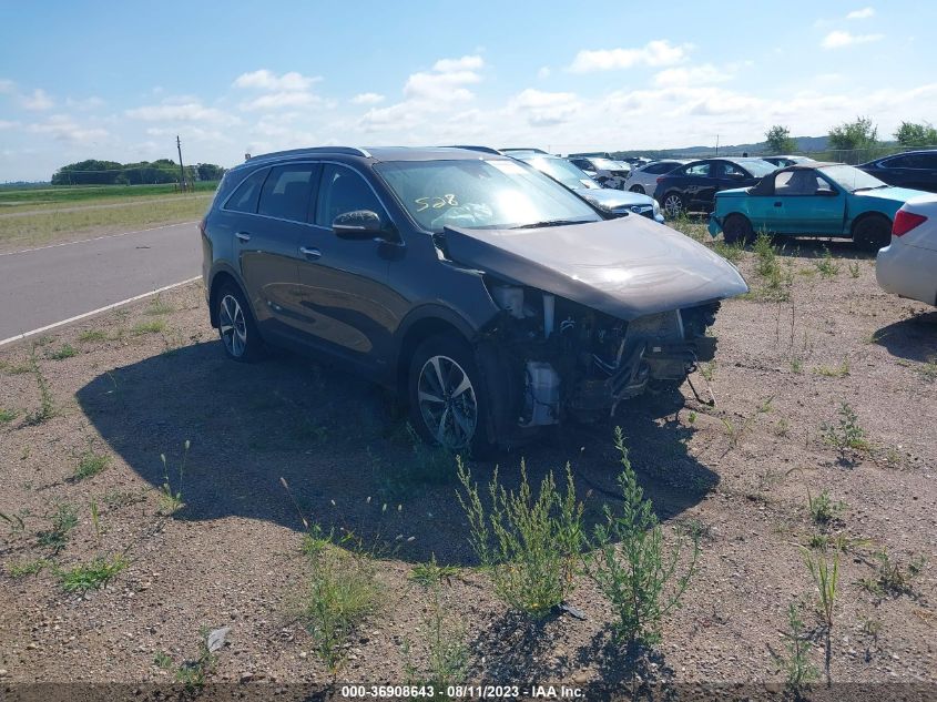 2019 Kia Sorento 3.3L Ex VIN: 5XYPHDA53KG492545 Lot: 36908643