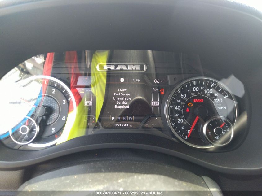 2022 Ram 2500 Laramie 4X4 6'4" Box VIN: 3C6UR5FL0NG124320 Lot: 36908671