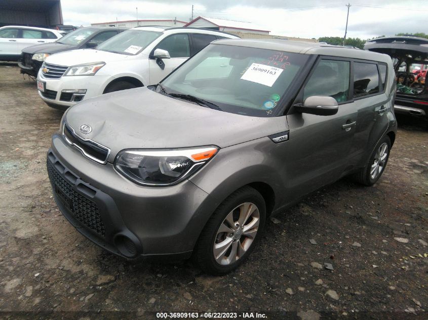 2014 Kia Soul + VIN: KNDJP3A51E7032286 Lot: 36909163