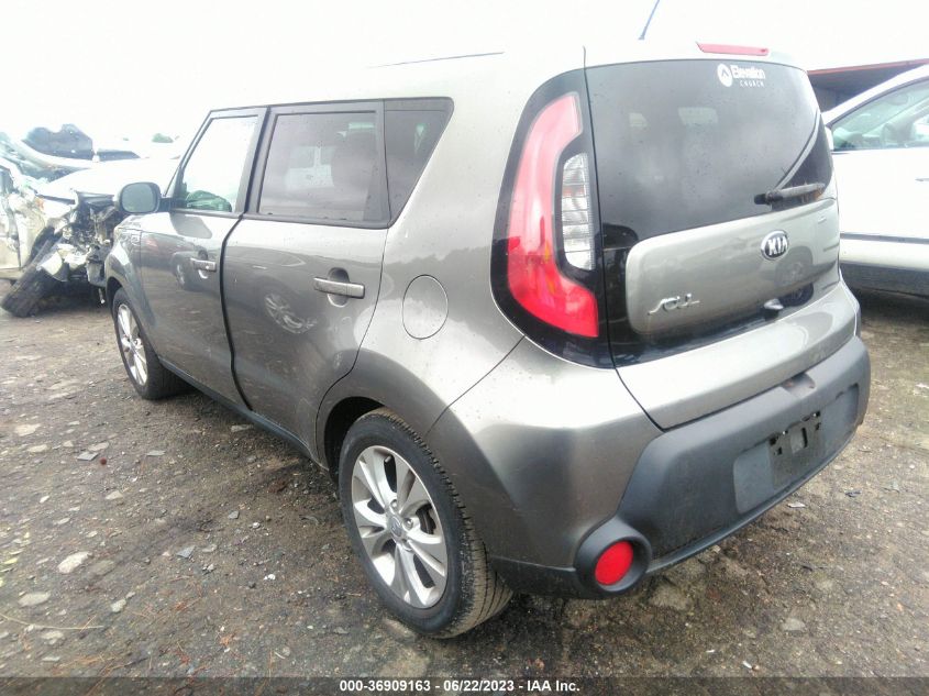 2014 Kia Soul + VIN: KNDJP3A51E7032286 Lot: 36909163