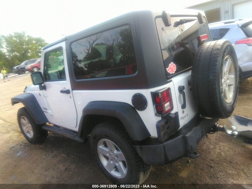 2017 Jeep Wrangler Sport 4X4 VIN: 1C4AJWAG5HL596992 Lot: 36912809