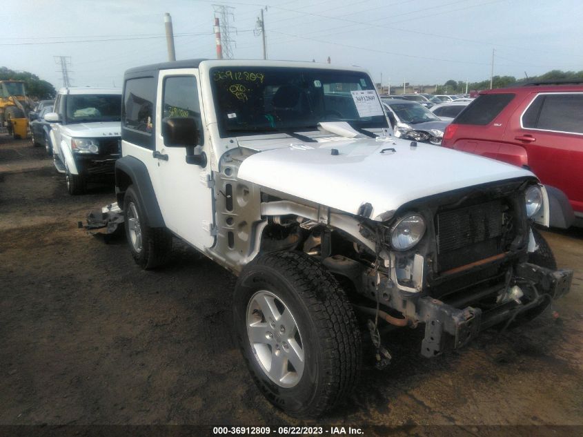 2017 Jeep Wrangler Sport 4X4 VIN: 1C4AJWAG5HL596992 Lot: 36912809