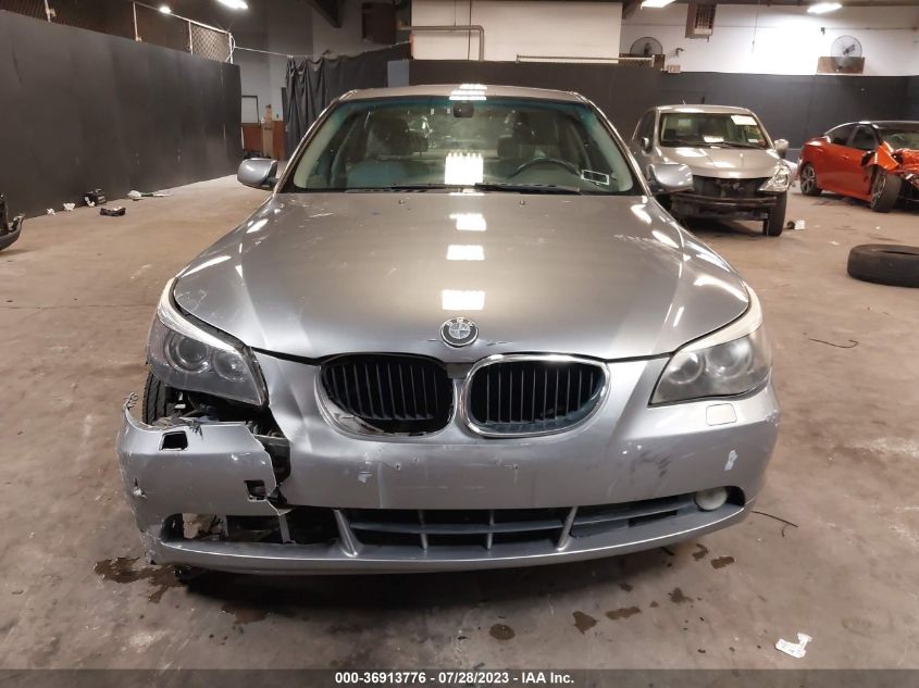 2006 BMW 5 Series 525Xi VIN: WBANF33516CS35377 Lot: 36913776
