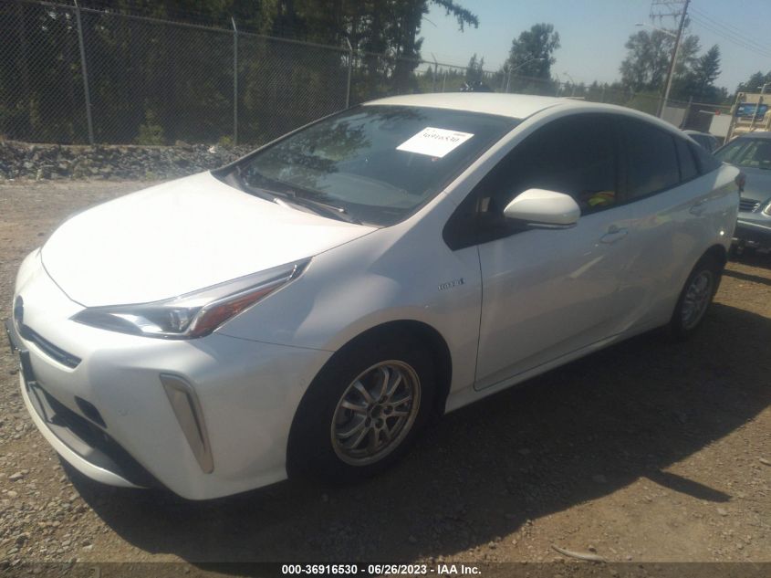 2021 Toyota Prius Xle Awd-E VIN: JTDL9MFU2M3022901 Lot: 36916530