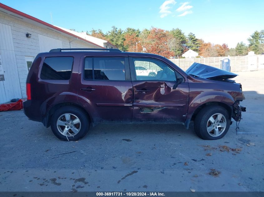 2011 Honda Pilot Ex-L VIN: 5FNYF4H56BB080059 Lot: 36917731