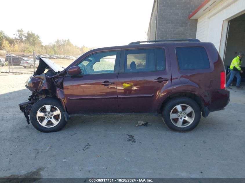 2011 Honda Pilot Ex-L VIN: 5FNYF4H56BB080059 Lot: 36917731