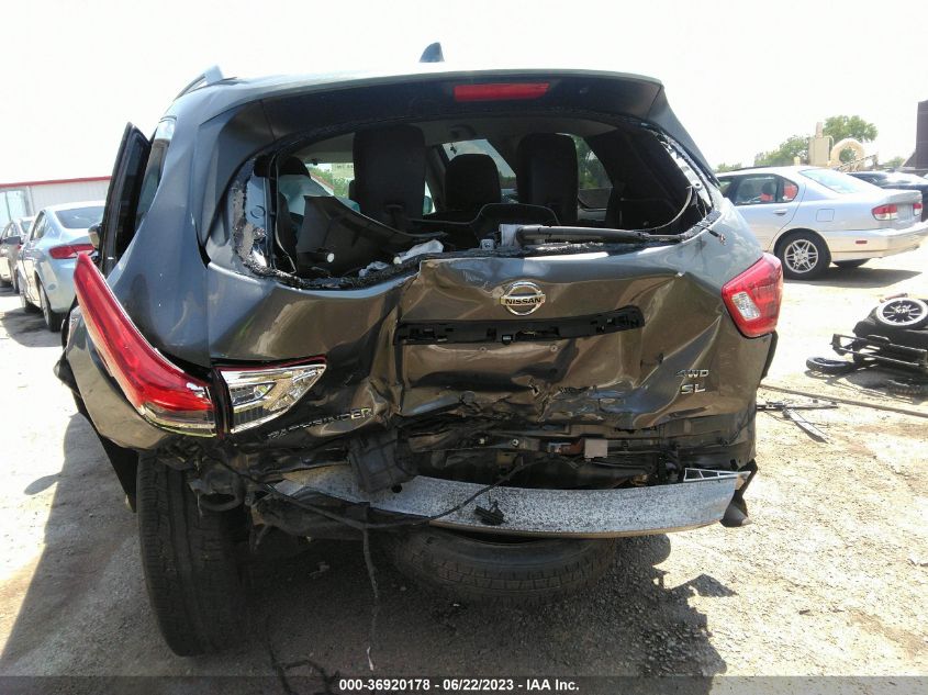 2019 Nissan Pathfinder Sl VIN: 5N1DR2MM5KC619559 Lot: 36920178