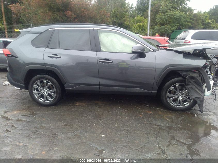 2022 Toyota Rav4 Xle Premium Hybrid VIN: JTMB6RFV8ND062695 Lot: 36921065