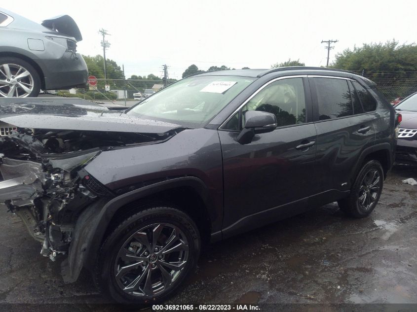 2022 Toyota Rav4 Xle Premium Hybrid VIN: JTMB6RFV8ND062695 Lot: 36921065