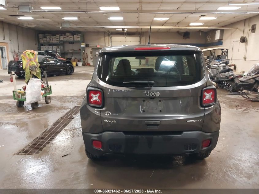 2019 Jeep Renegade Sport 4X4 VIN: ZACNJBAB4KPK88680 Lot: 36921462