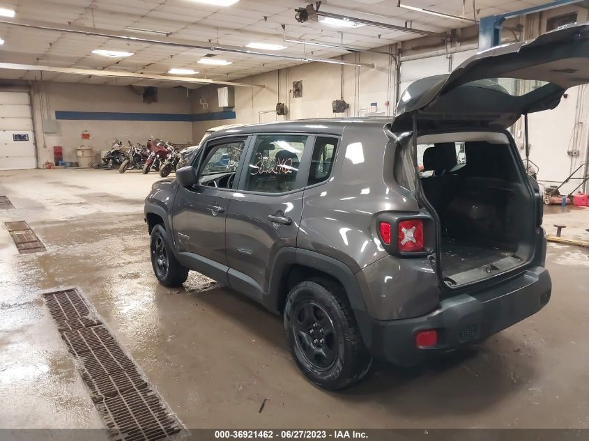 2019 Jeep Renegade Sport 4X4 VIN: ZACNJBAB4KPK88680 Lot: 36921462