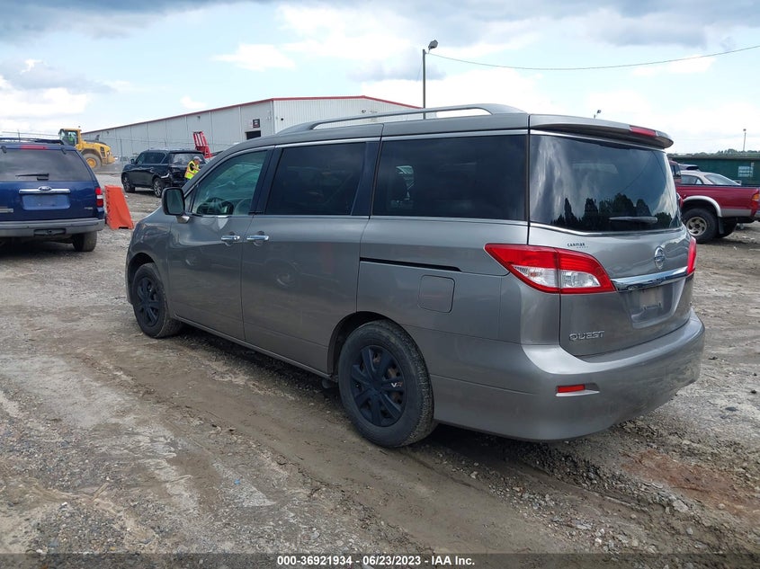 2012 Nissan Quest S VIN: JN8AE2KP4C9040873 Lot: 36921934
