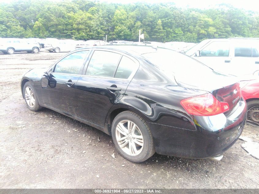 2013 Infiniti G37 Sedan X VIN: JN1CV6AR8DM358821 Lot: 36921984