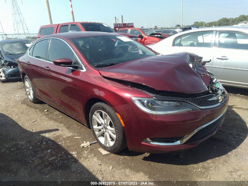 2016 Chrysler 200 Limited VIN: 1C3CCCAB7GN131935 Lot: 36922075