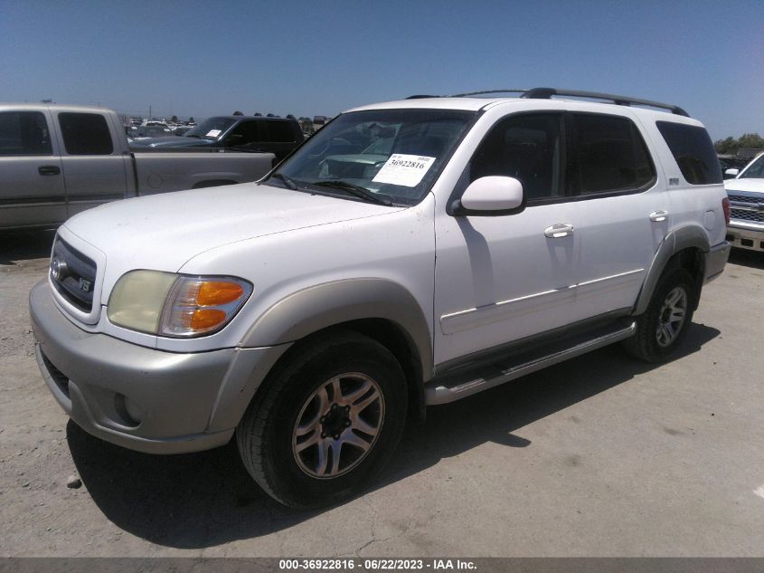 5TDZT34A74S221438 2004 Toyota Sequoia Sr5 V8